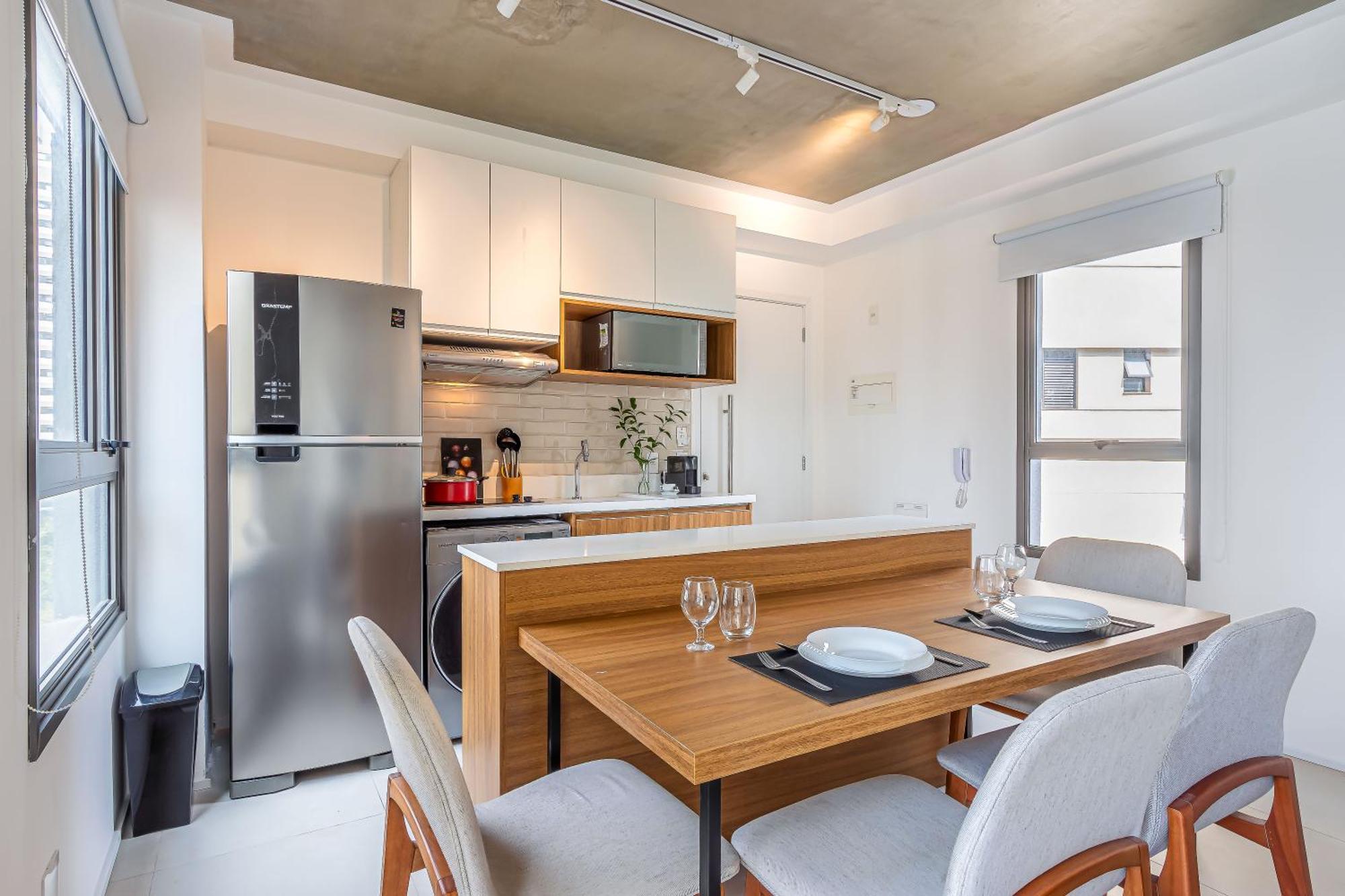 Predio Residencial Moderno Proximo Ao Parque Do Ibirapuera - Next Vila Nova Сао Паоло Стая снимка