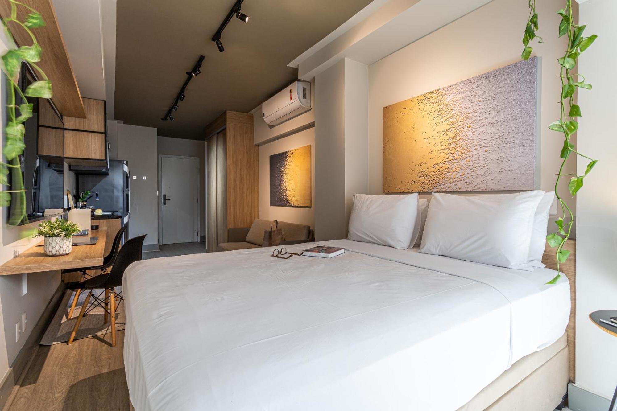 Predio Residencial Moderno Proximo Ao Parque Do Ibirapuera - Next Vila Nova Сао Паоло Стая снимка
